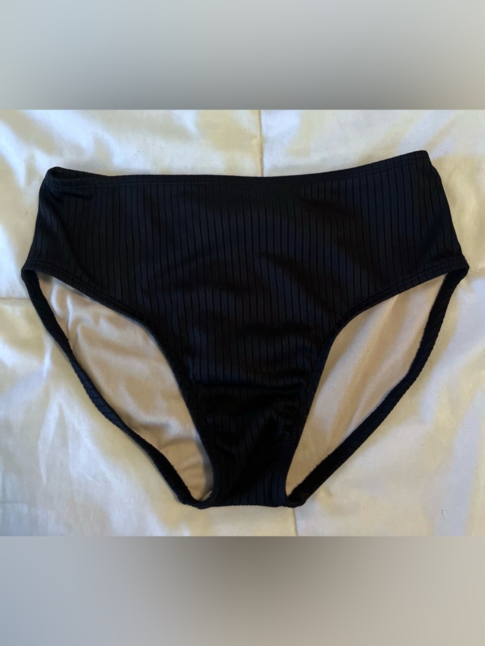 art class Girls Black Ribbed Swimwear Bottoms kids size L (10/12) bathing suit